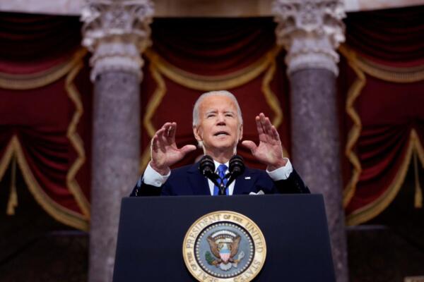 Joe Biden en su discurso. Foto: Fuente externa. 