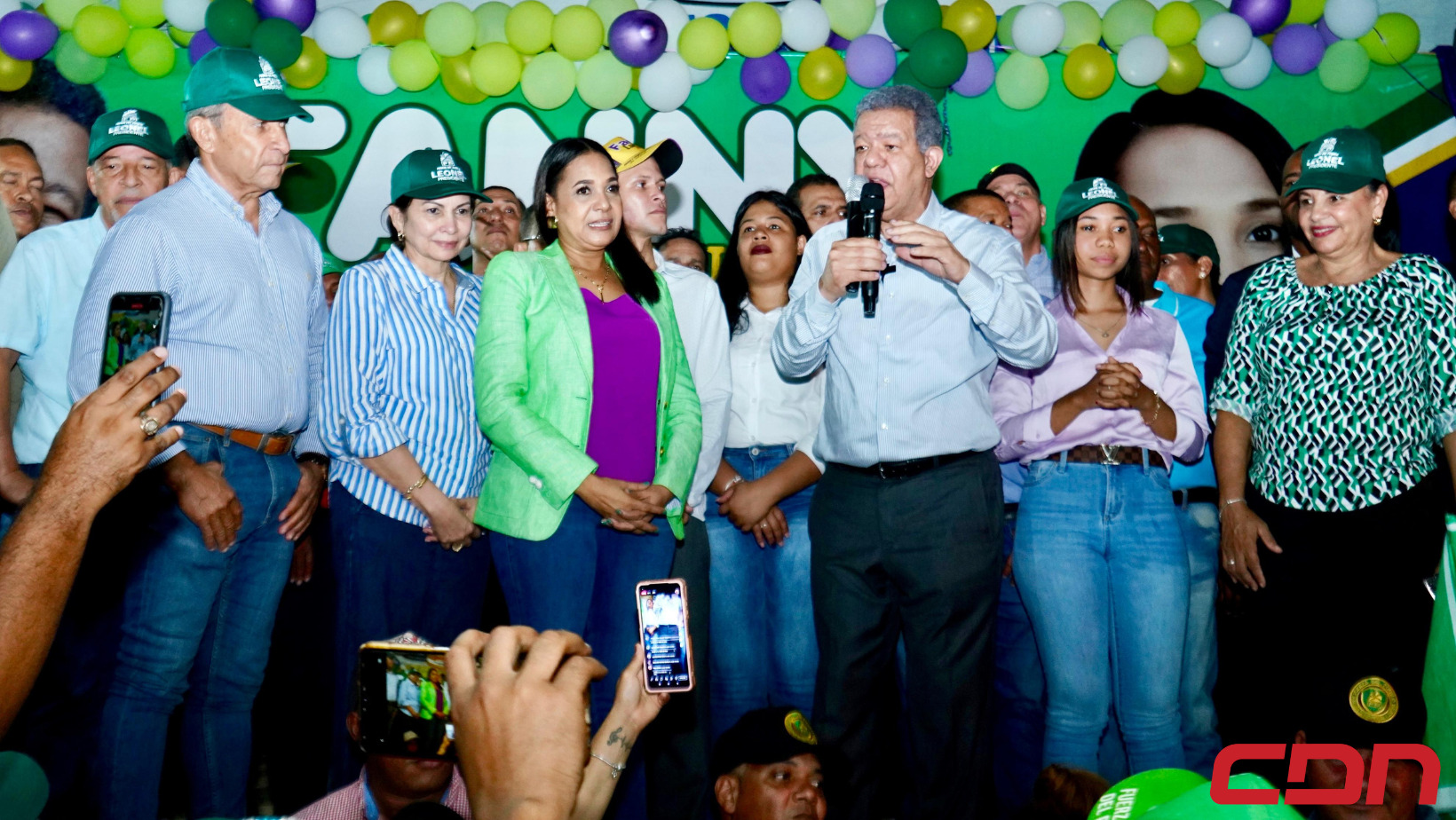 Leonel Fernández, presentación candidatos municipales en Rincón, La Vega