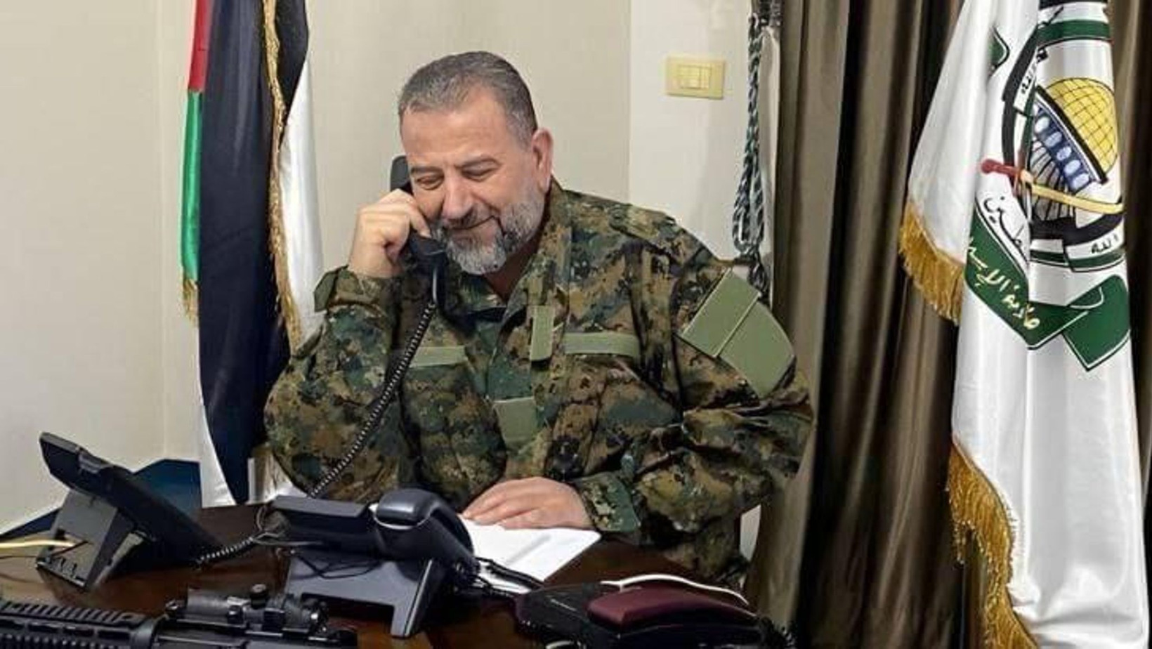 El número dos de la oficina política de Hamás, Saleh al Arouri. FOTO: Fuente externa
