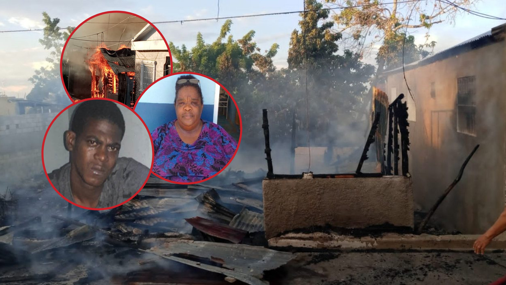 Muere de un infarto en Barahona recluso que incendió la casa de su madre en 2022