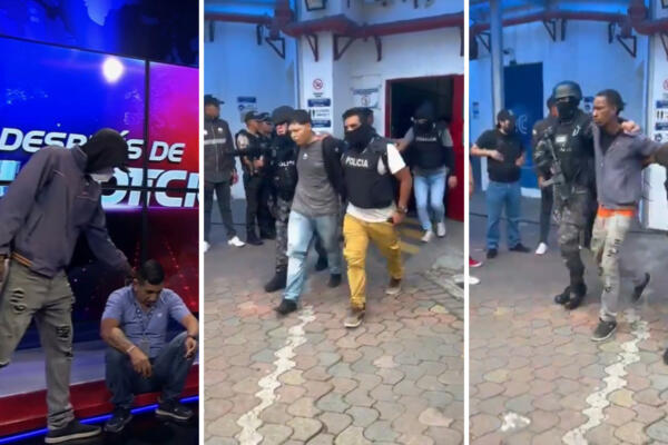 Policía de Ecuador recupera control de planta televisora secuestrada por hombres armados (CDN Digital)