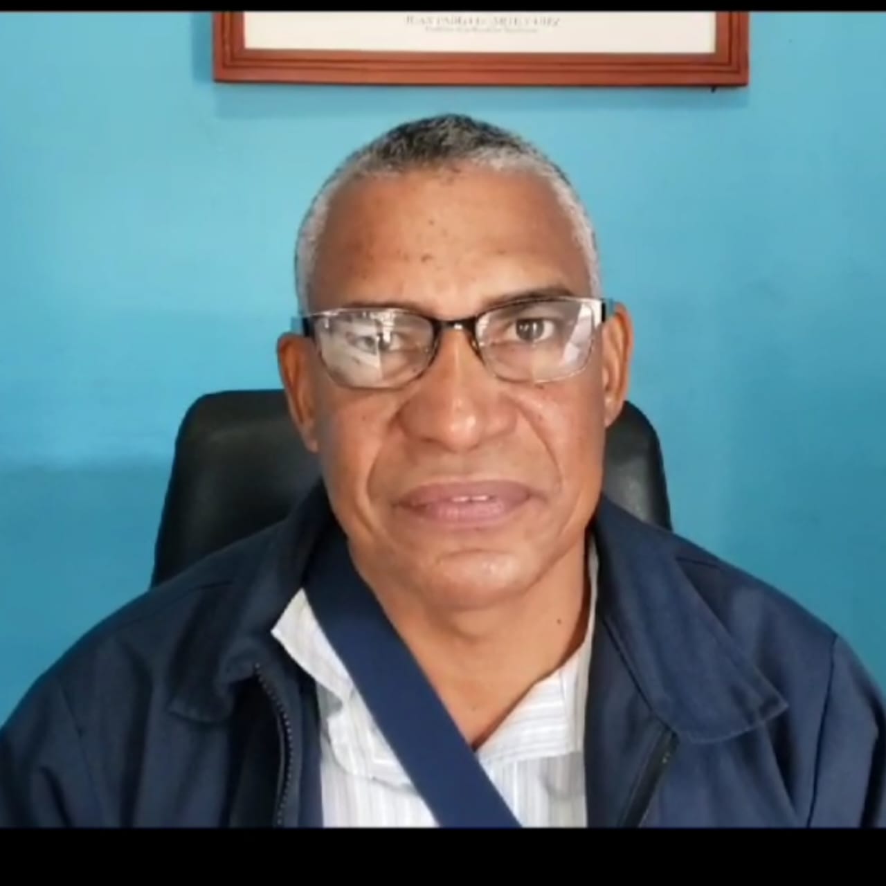 Mario Acevedo, presidente de la Asociación Dominicana de Profesores, "Filial La Vega". (Foto: Fuente externa).