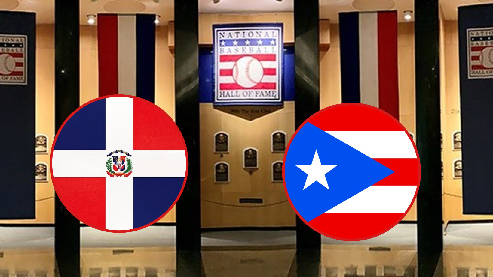 República Dominicana y Puerto Rico, se empata en el Salón de la Fama de Cooperstown. Foto: CDN Digital