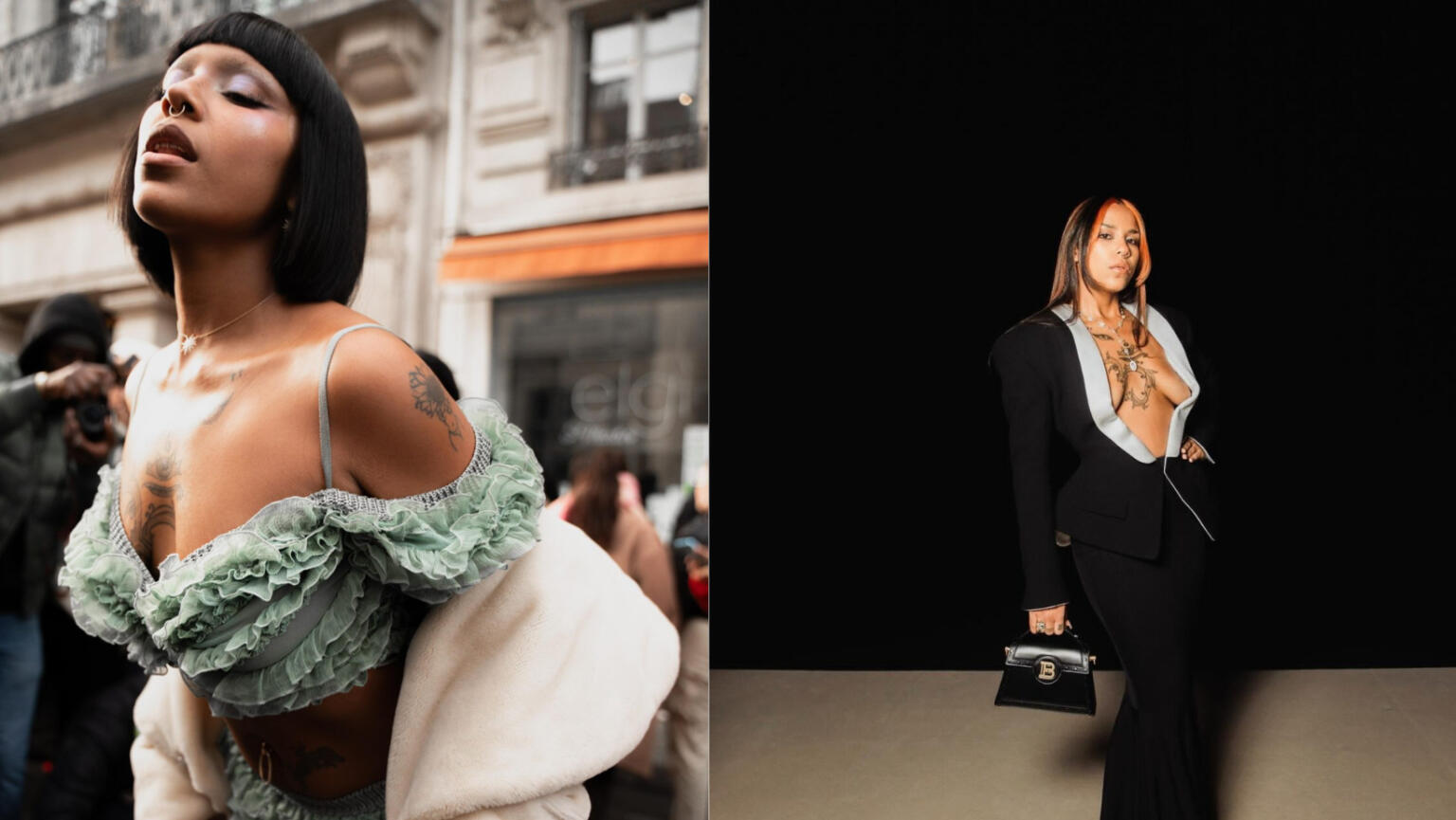 Tokischa causa sensación con look en desfile en París