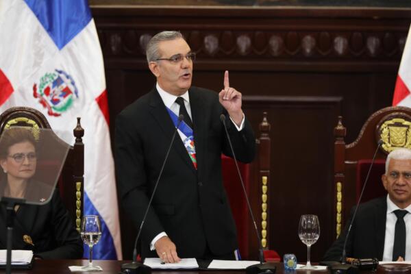 El presidente Luis Abinader habla a la Asamblea Nacional/ Fuente externa