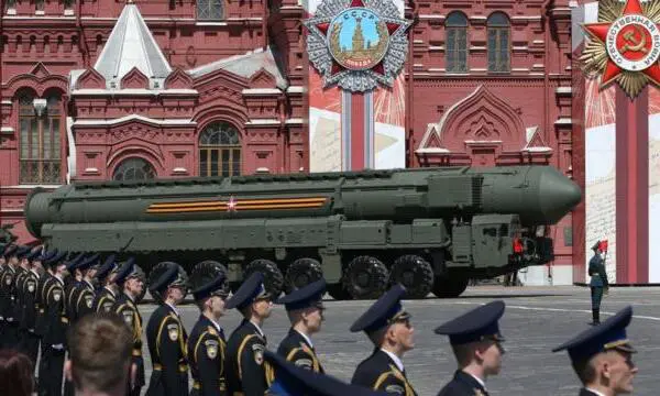 El jefe de Estado ruso prometió que el país seguirá fortaleciendo sus Fuerzas Armadas. Foto: Fuente Externa 