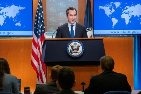 El portavoz del Departamento de Estado de EE.UU., Matthew Miller, en una rueda de prensa, dijo que Washington se está beneficiando del conflicto ucraniano. Foto: Fuente Externa