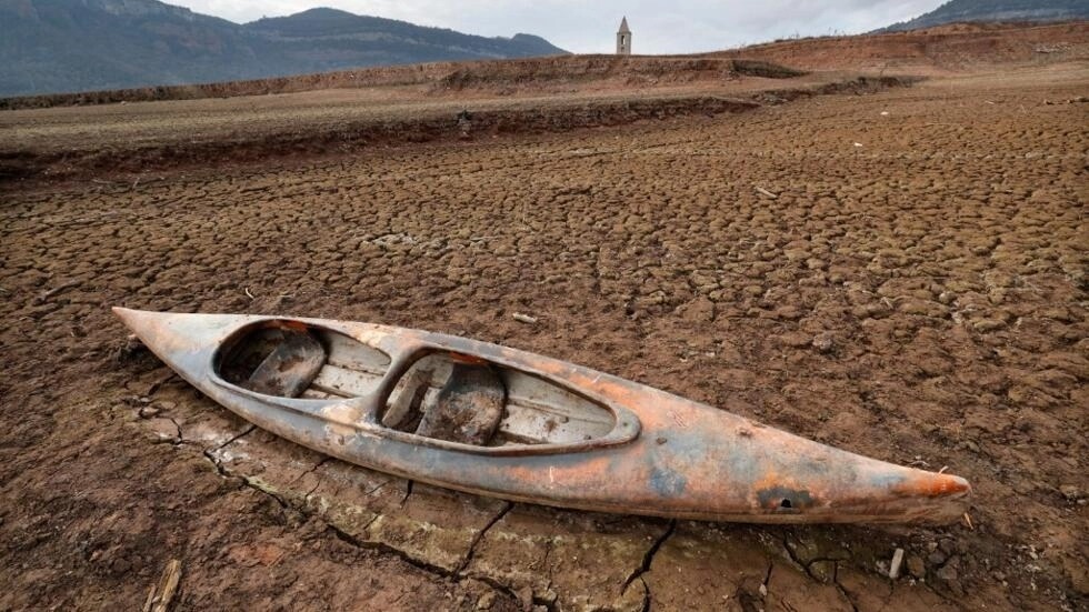 Sequía en la provincia de Girona, en Cataluña, España. Foto: fuente externa.