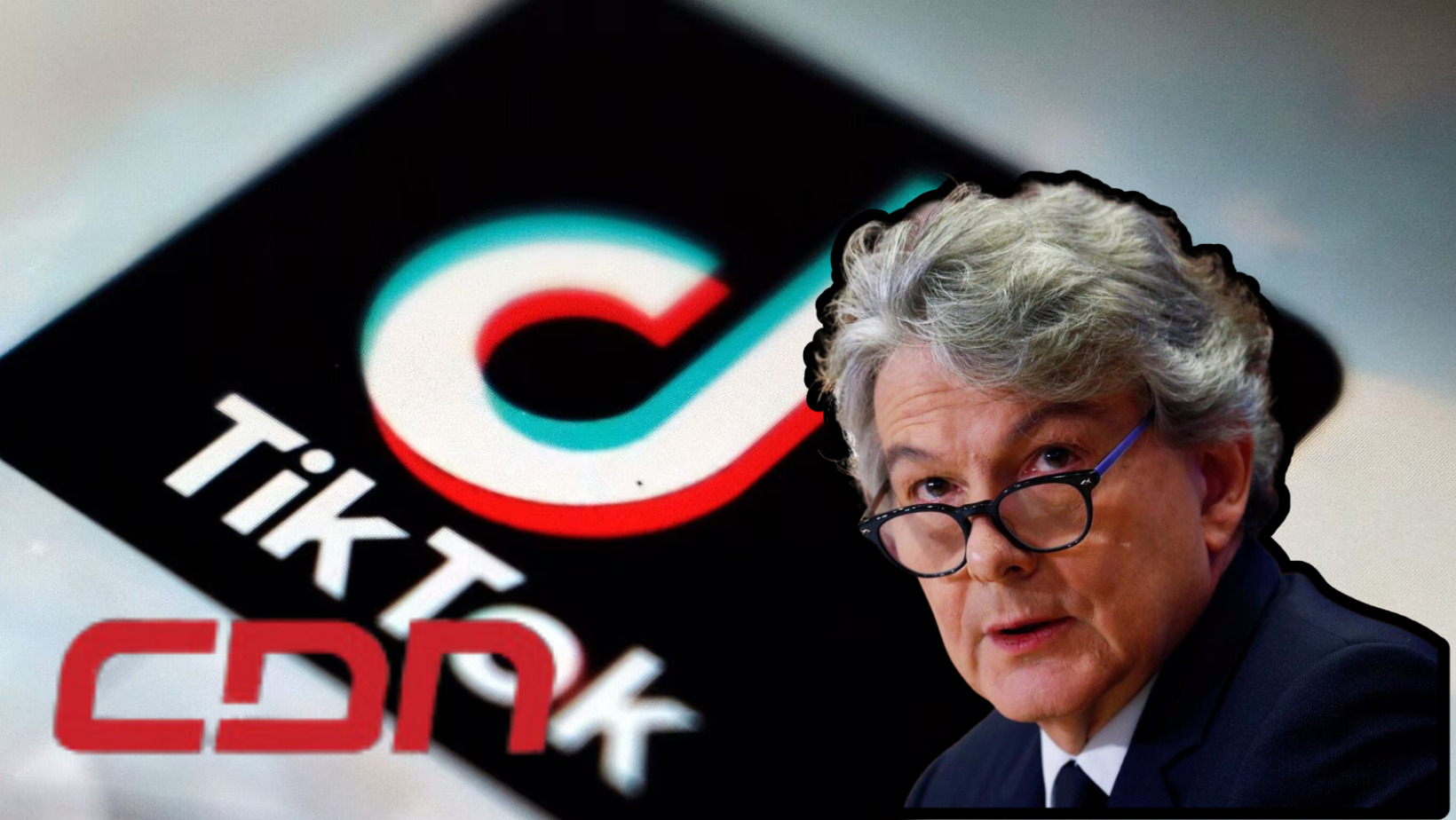 El Comisario europeo de Mercado Interior, Thierry Breton comunicó el "procedimiento formal" contra TikTok por parte de la EU. Foto: CDN Digital