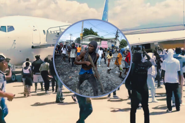 Caes en Haití tras bandas armadas herir al menos 20 personas en un aeropuerto. Foto: CDN Digtal











