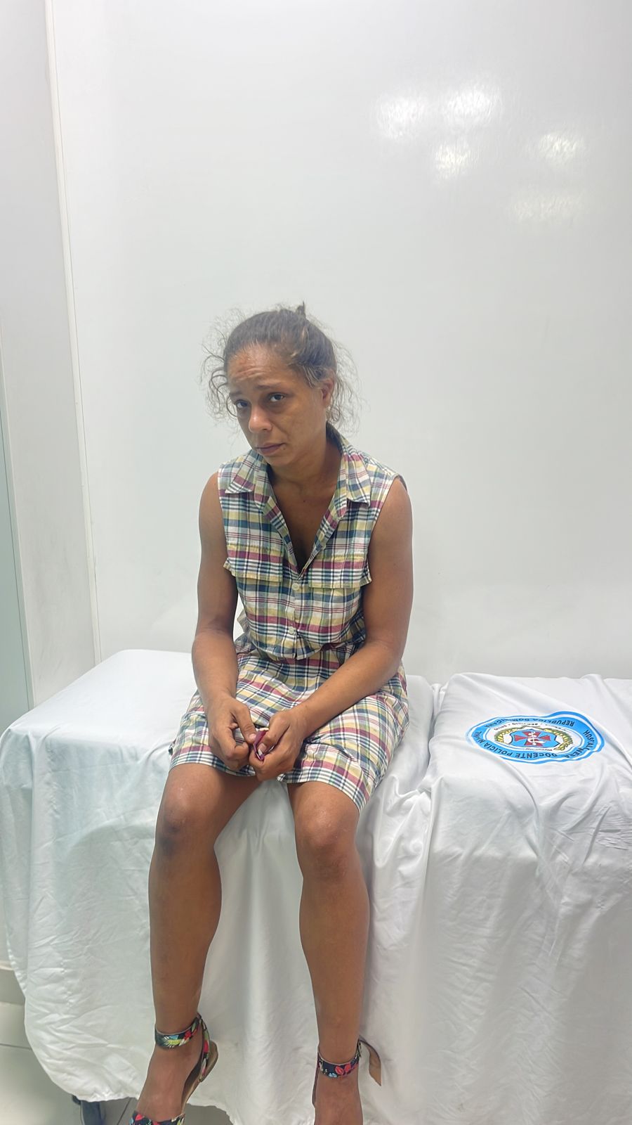 Carolina, mujer que intento tirarse de paso a desnivel