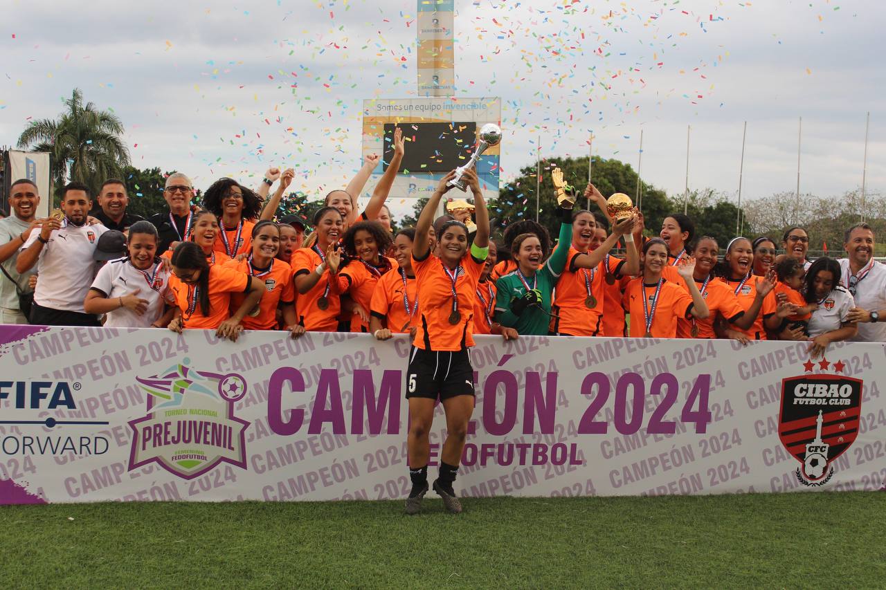 Cibao FC se llevó el título del TNC Prejuvenil Femenino 2023-2024
