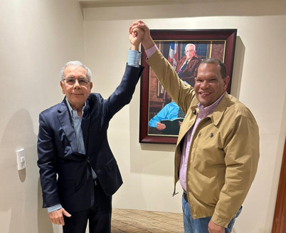 Danilo Medina y Carlos Guzmán. (Foto: fuente externa)