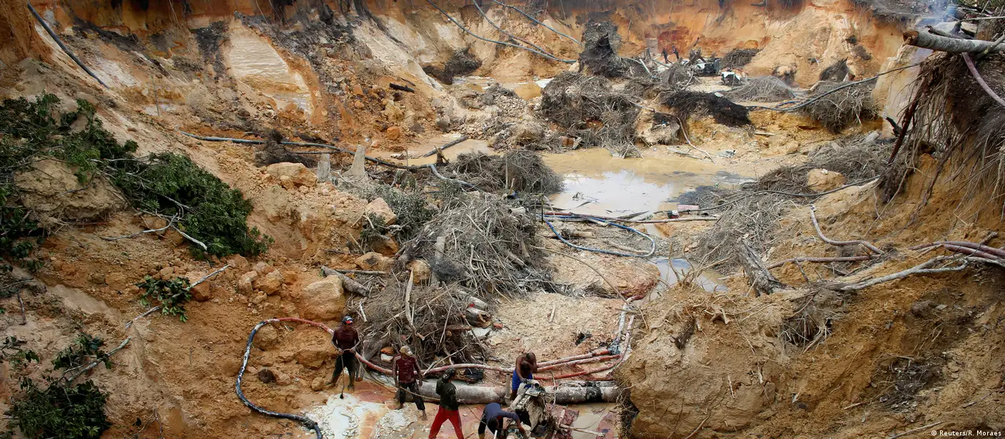 Al menos 16 personas fallecieron en Venezuela en el derrumbe ocurrido en una mina ilegal del estado Bolívar. Foto: Fuente Externa