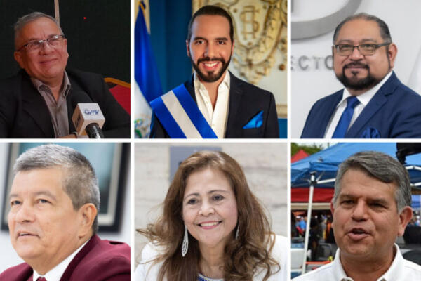 Candidatos a presidir la República de El Salvador 