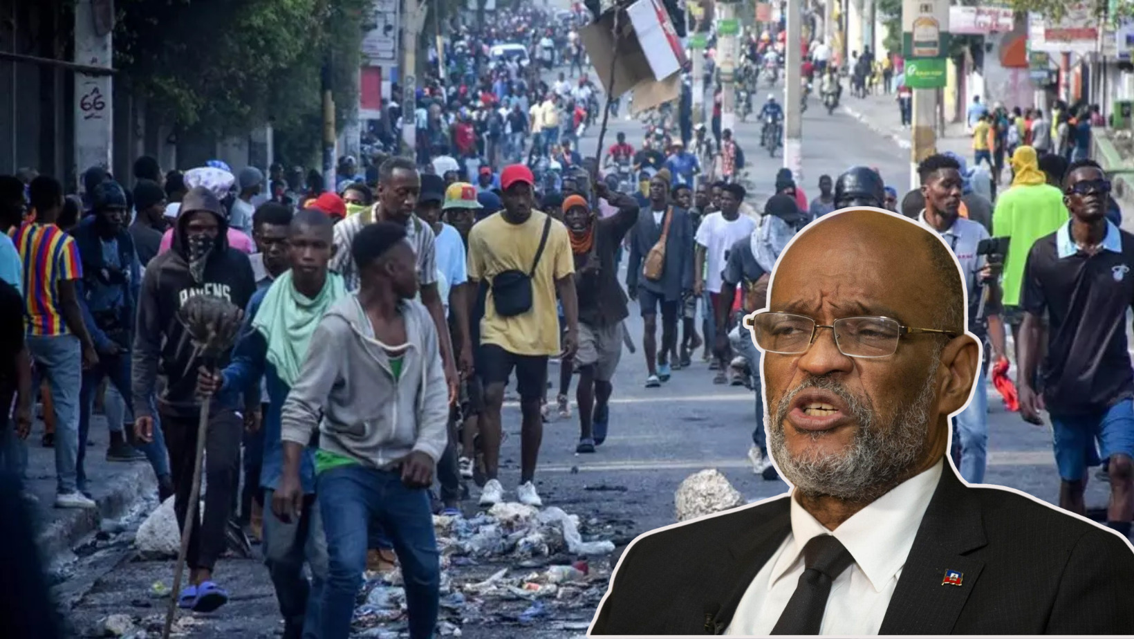 La inseguridad se apodera de Haití tras la salida del primer Ministro, Ariel Henry. Foto: CDN Digital