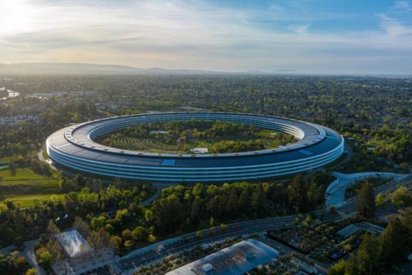 Sede de Apple en la Silicon Valley, California, EEUU. Foto: fuente externa.