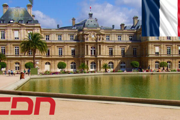 Fachada del Senado de Francia situado en el Palacio de Luxemburgo en el 6º arrondissement de París. Foto: CDN Digital