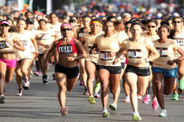 Venezolanos celebran carrera de 10 kilómetros y caminata de cinco kilómetros en favor de la lucha contra el cáncer infantil. Foto: Fuente externa