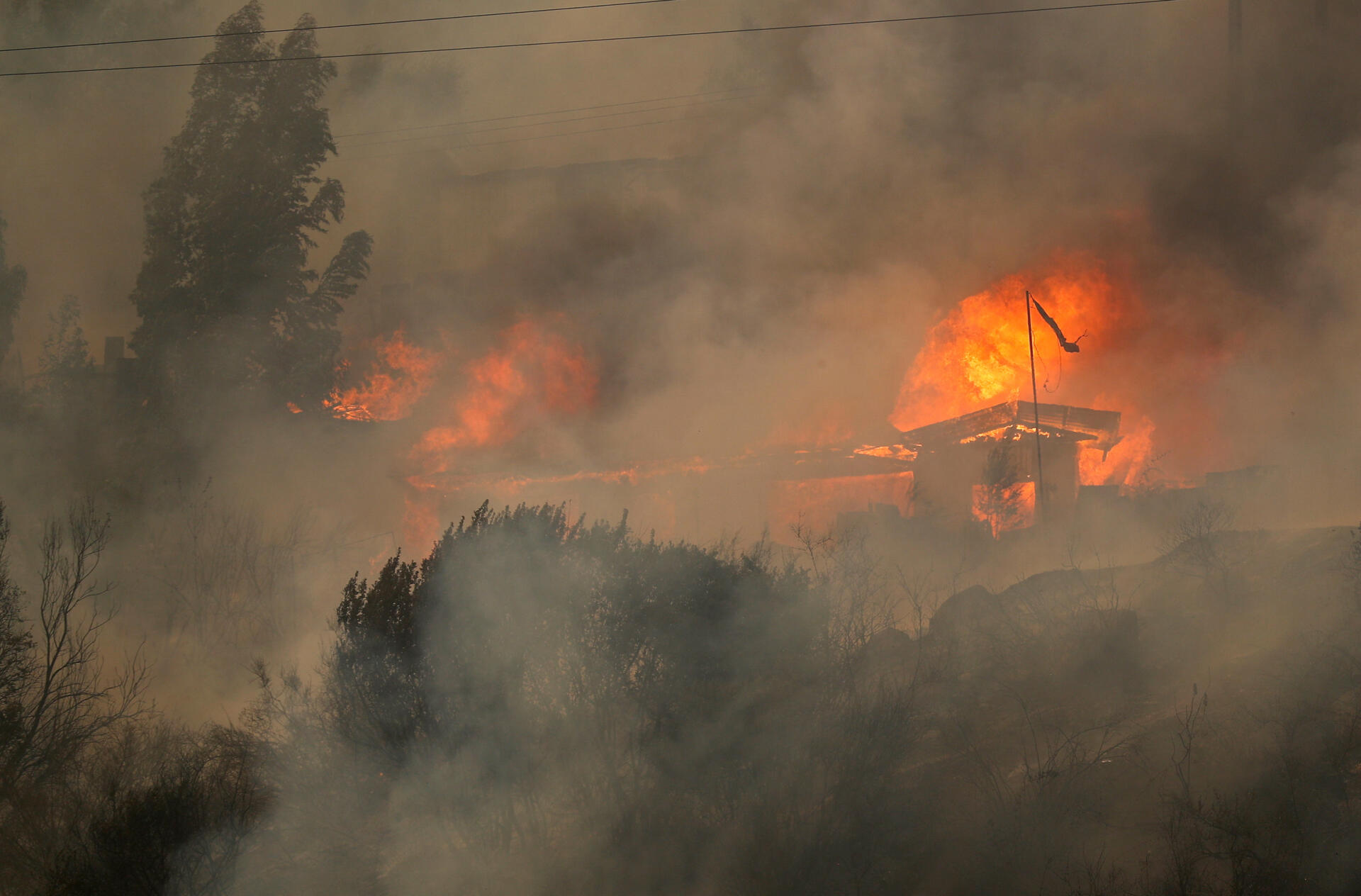 Incendio Chile