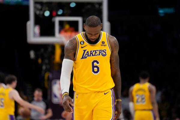 El equipo de Lebron James, Los Ángeles Lakers están en el noveno puesto en la Conferencia Oeste con un récord de 30-26.