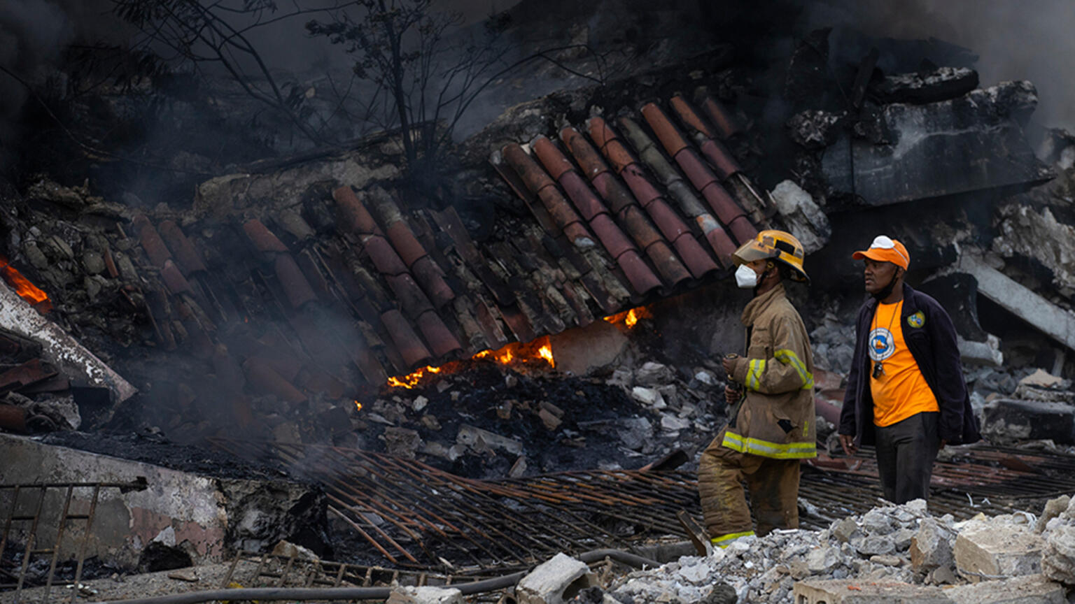 Imagen de la explosión de San Cristóbal.(Foto: Fuente externa).