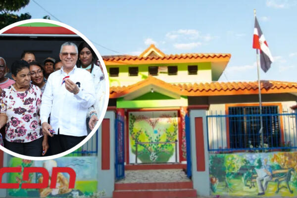 Manuel Jiménez, alcalde de Santo Domingo Este, inaugura centro recreativo en favor de envejecientes. Foto CDN Digital