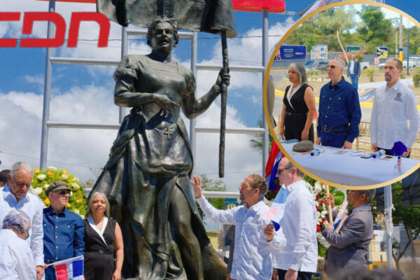 Ayuntamiento de Santo Domingo Este levanta estatua monumental de María Trinidad Sánchez “La Gallarda” Foto CDN Digital