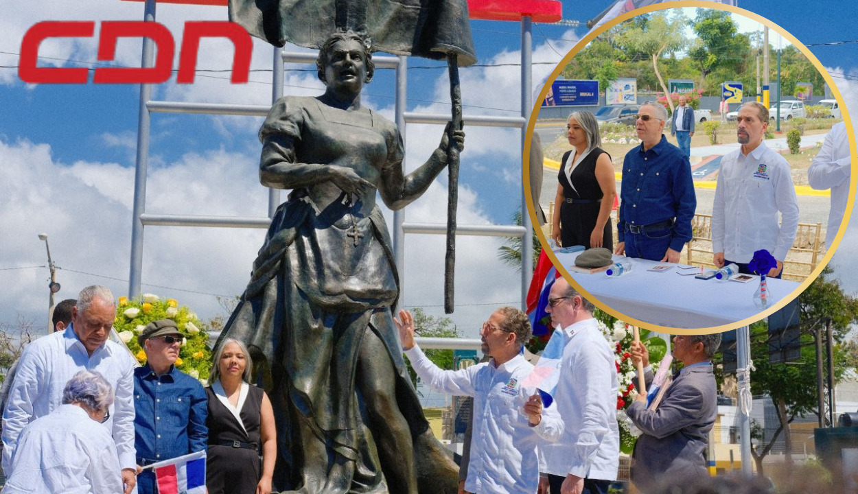 Ayuntamiento de Santo Domingo Este levanta estatua monumental de María Trinidad Sánchez “La Gallarda” Foto CDN Digital