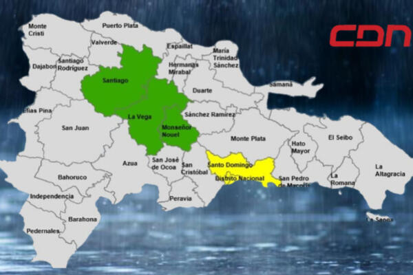 COE coloca a Santo Domingo y Distrito Nacional en alerta amarilla por lluvias (CDN Digital)