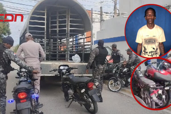 Vicent Manzueta dominico-haitiano, es el alegado cabecilla de la red dedicada al robo de motos. (Foto: fuente externa)