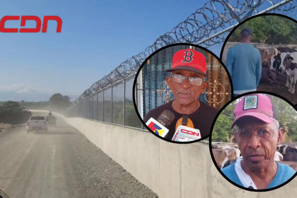 Muro fronterizo no para invasión de haitianos, según para agricultores de la zona fronteriza de Dajabón