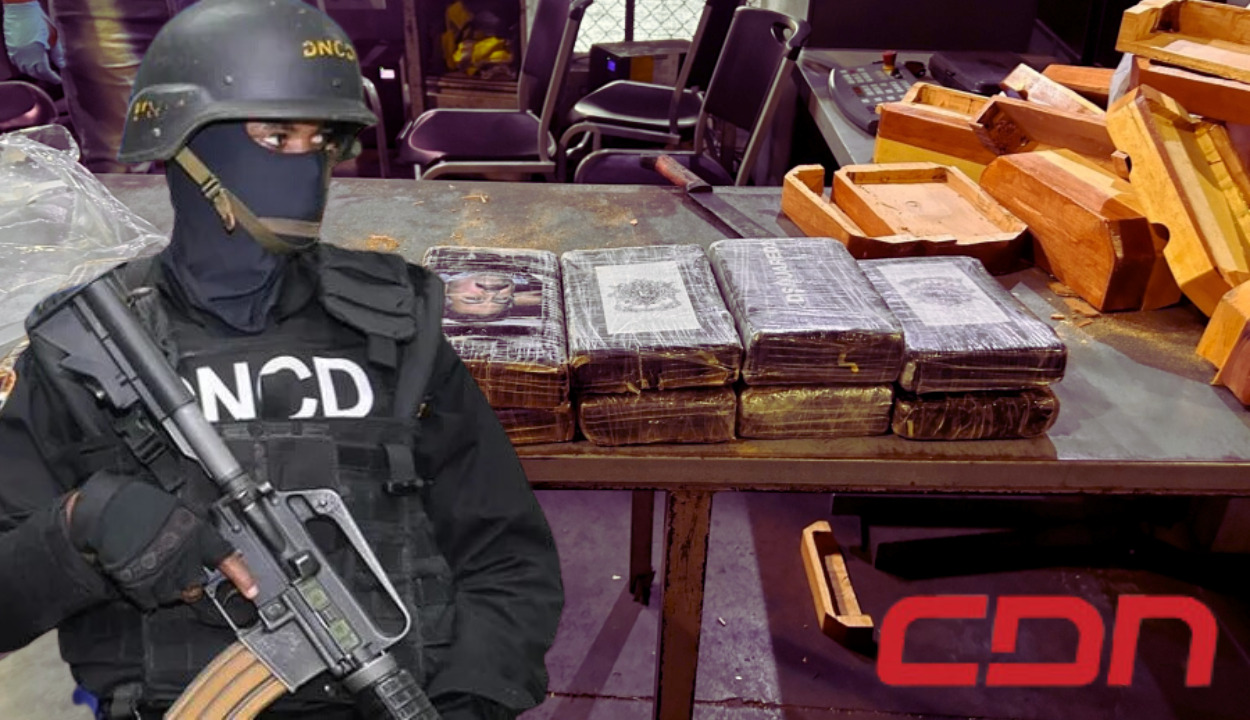 Dirección Nacional de Control de Drogas (DNCD) desmantela red pretendía enviar drogas a EEUU camufladas en ceniceros. Foto CDN Digital
