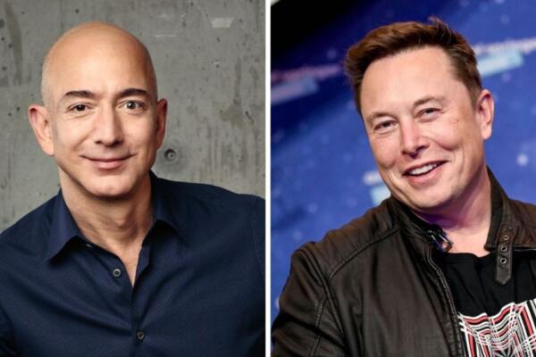 Elon Musk es superado por Jeff Bezos como el hombre más rico del mundo (Foto: fuente externa)