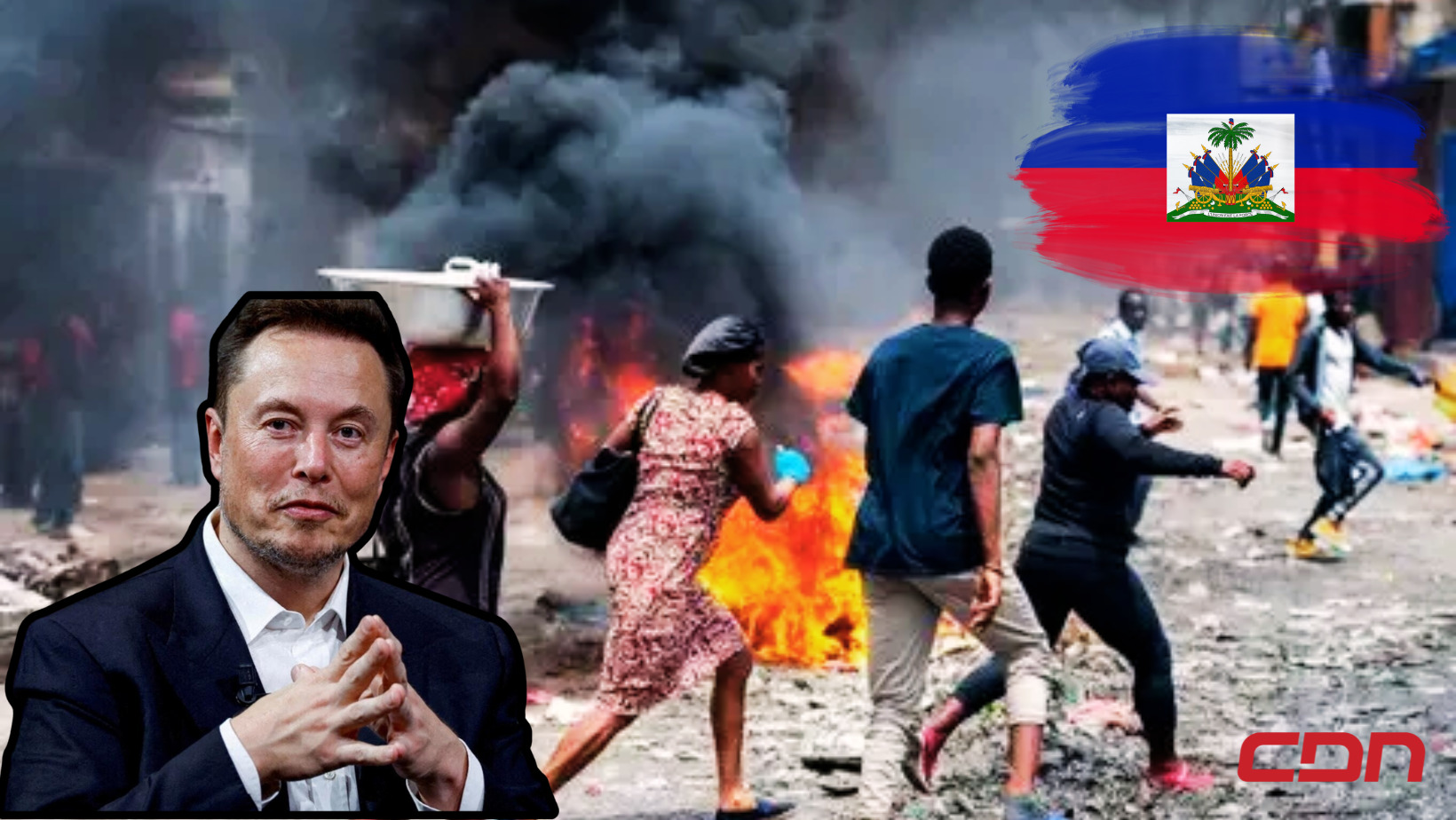 Elon Musk y personalidades de los medios de comunicación publican afirmaciones no verificadas sobre canibalismo en Haití. Foto: CDN Digital
