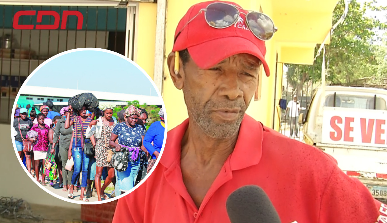 Residentes en Fiusa en contra de que acojan haitianos en RD. Foto CDN Digital
