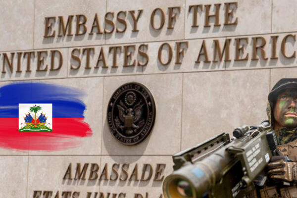 Embajada de Estados Unidos en Haití. Foto: CDN digital. 