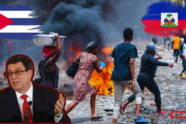 El canciller cubano, Bruno Rodríguez se pronuncia ante la crisis política y la violencia que azota a Haití. Foto: CDN Digital