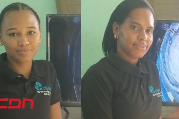 Primeras mujeres en graduarse de meteorólogas en Sabana de la Mar. Foto CDN Digital