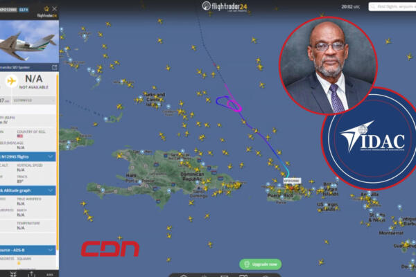 IDAC dice aeronave en la que viajaba Ariel Henry no traía plan de vuelo para aterrizar en RD (Foto: CDN Digital)