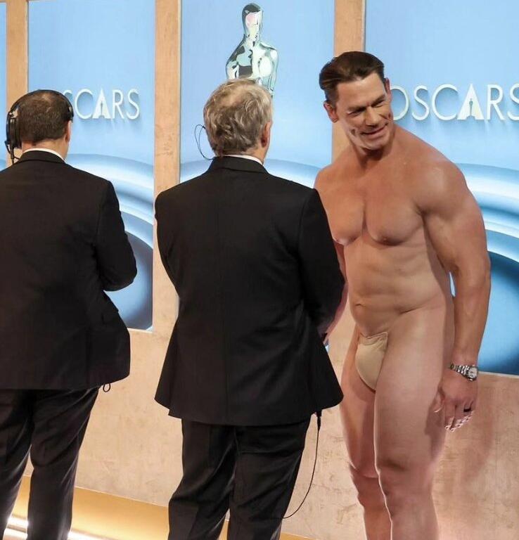 Lo que no se vio del desnudo de John Cena en los Oscars 2024