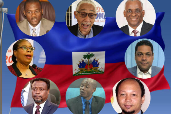 Miembros del consejo de transición de Haití (Foto: CDN Digital)