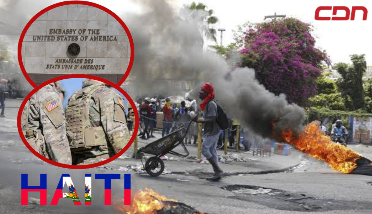 Militares de EE.UU. retiran parte del personal de su embajada de Haití