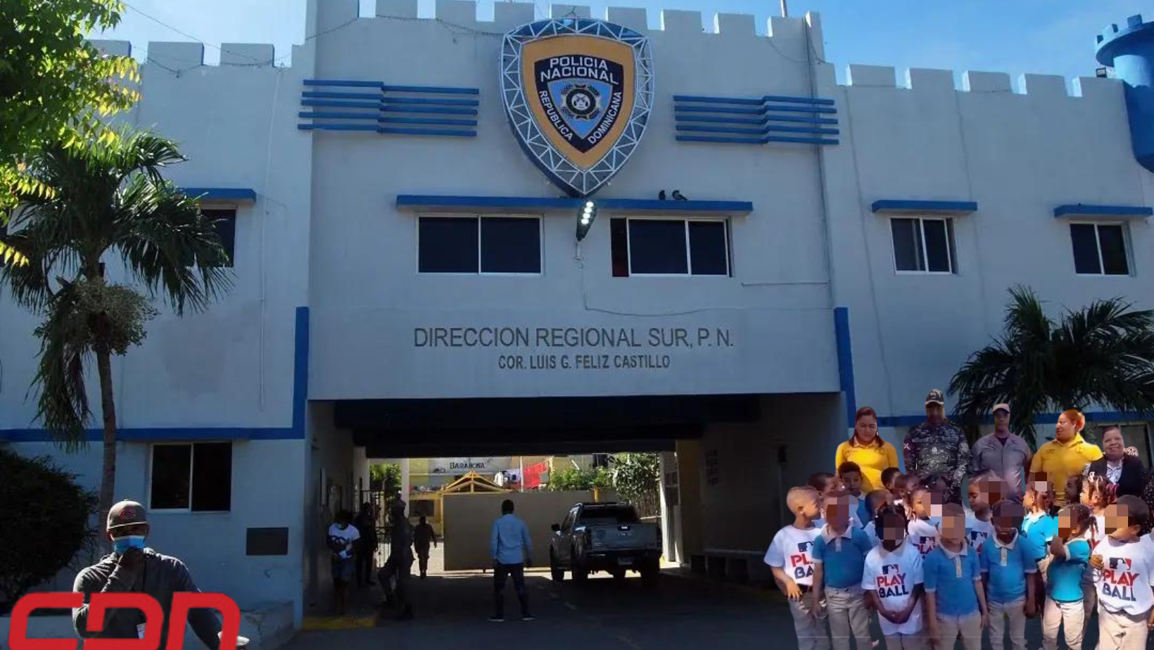 Policía Nacional realiza encuentro con Niños de Centro Educativo en Barahona