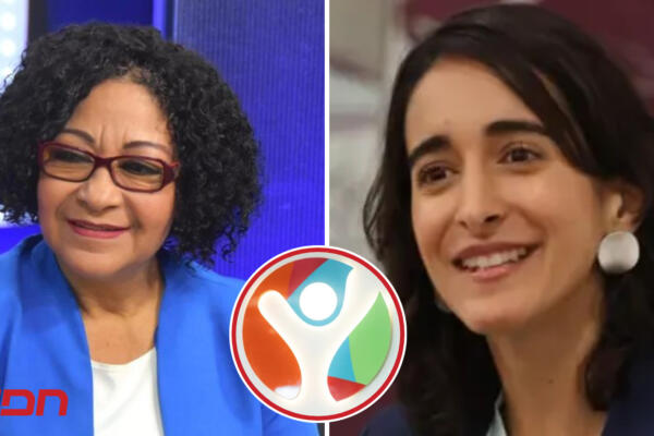 Las aspirantes a la Presidencia María Teresa Cabrera y Virginia Antares. Foto: CDN Digital