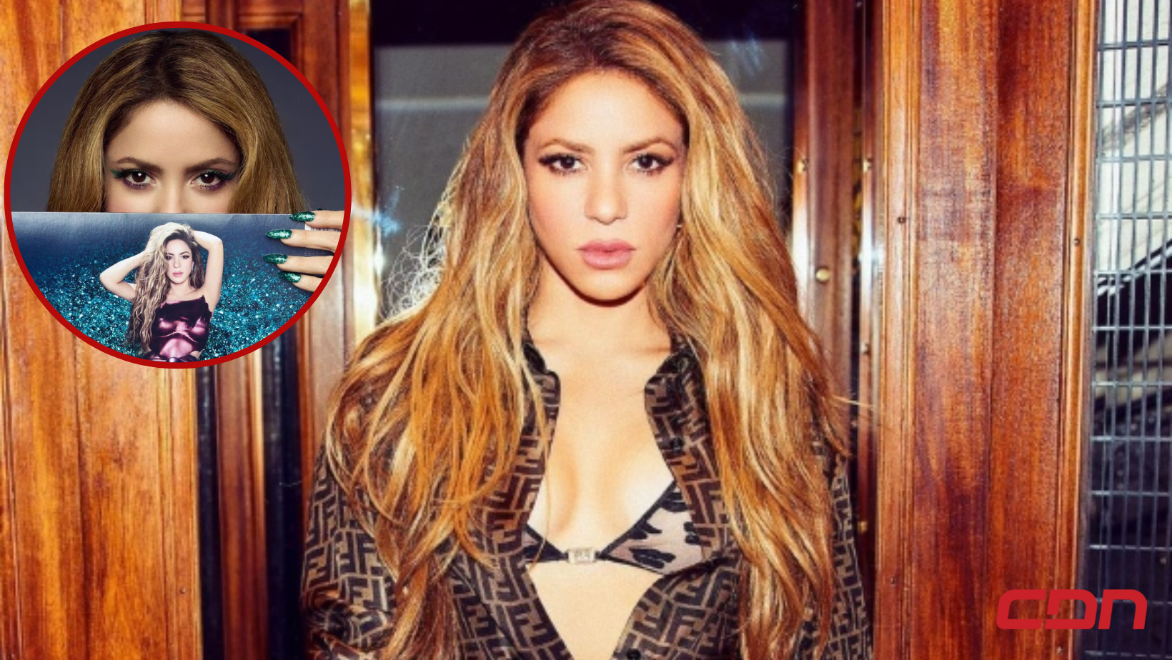 La artista colombiana, Shakira mostró un adelanto de su primer sencillo titulado "Tiempo sin verte". Foto: CDN Digital