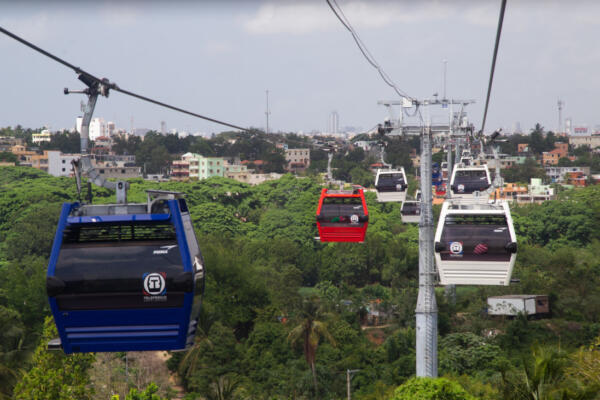 Suspenden Línea 1 del Teleférico de Santo Domingo 