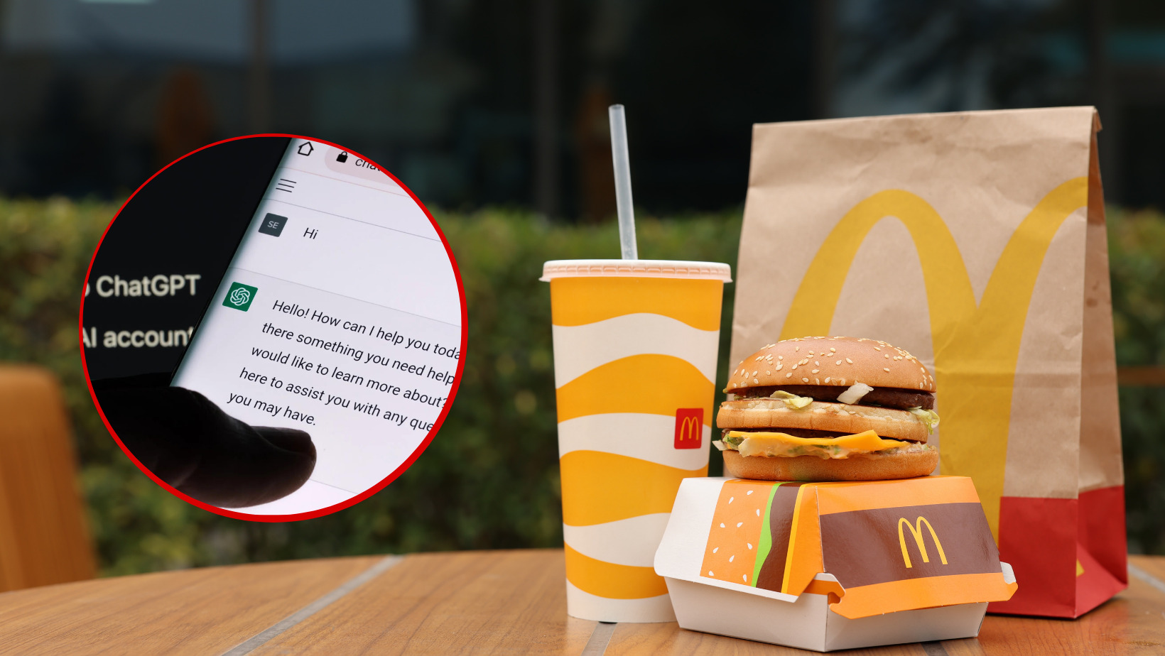 Un hombre comió un año gratis en McDonald's usando ChatGPT