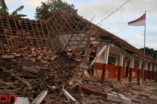 Imagen de casas afectadas por otros terremotos en Indonesia. Foto: CDN Digital