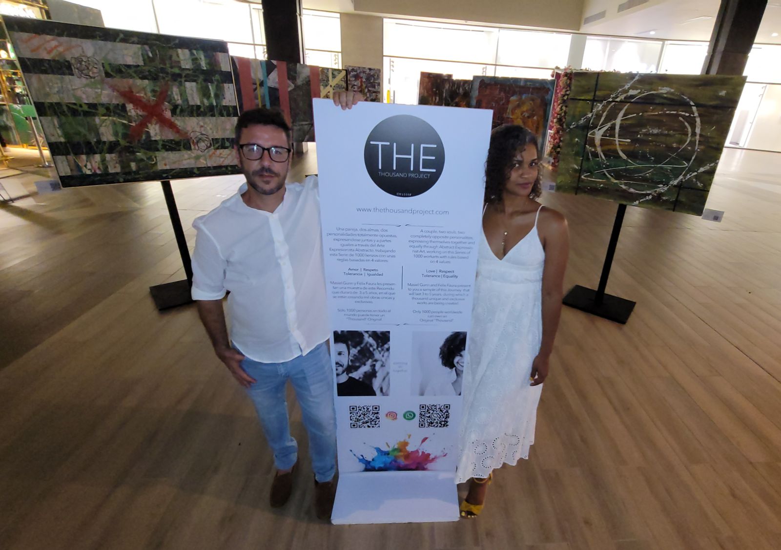 Solo por este mes se exhiben las obras de "The Thousand Project" en Blue Mall Punta Cana